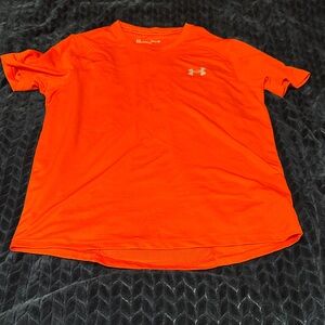 Under Armour Bright Orange Short Sleeve Athletic Tee